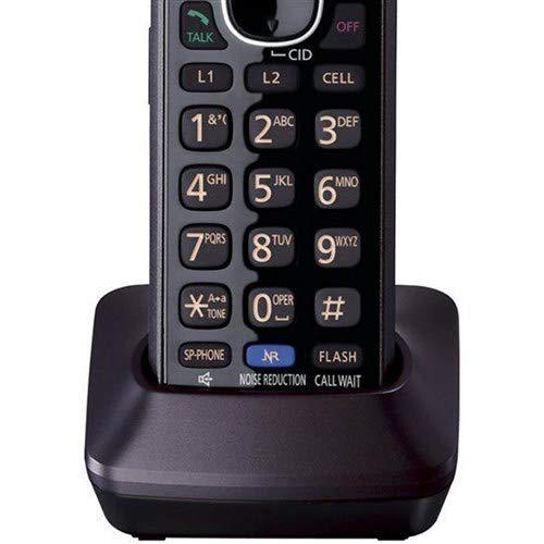 Panasonic Kx-Tga950B New Dect 6.0 Plus Technology 2 Line Operation Caller Id 3-Way Conferencing Call Waiting Extra Handset For K
