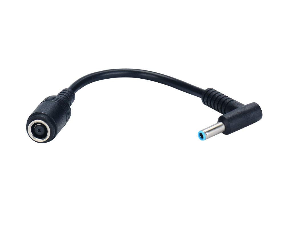 Lvpowa+ For Hp Charger Adapter Tip, 7.4X5.0Mm To 4.5X3.0Mm Tip Connector Converter For Hp Stream Spectre Pavilion Envy Elitebook Split Chromebook Power Cord [2 Pack]