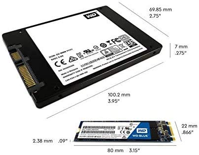 Western Digital 2Tb Wd Blue 3D Nand Internal Pc Ssd - Sata Iii 6 Gb/S, M.2 2280, Up To 560 Mb/S - Wds200T2B0B