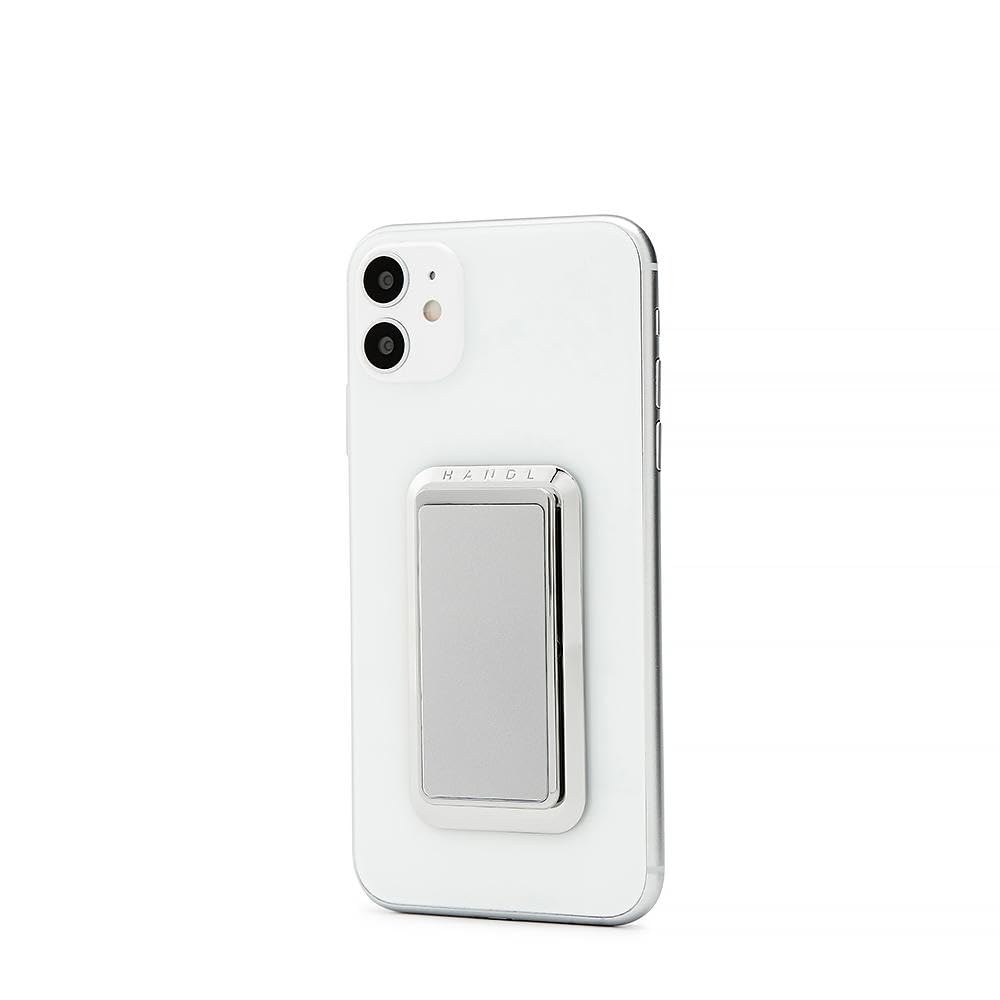 Handl New York Silver Handlstick Grip And Stand For Smartphone