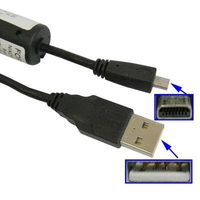 Usb Data Sync Cable For Sony Dslr A100 A200 A300 A350 A450 A550 A700 A850 A900 Dsc S650 S700 S730 S750 S780 S800 S950 W320 W330