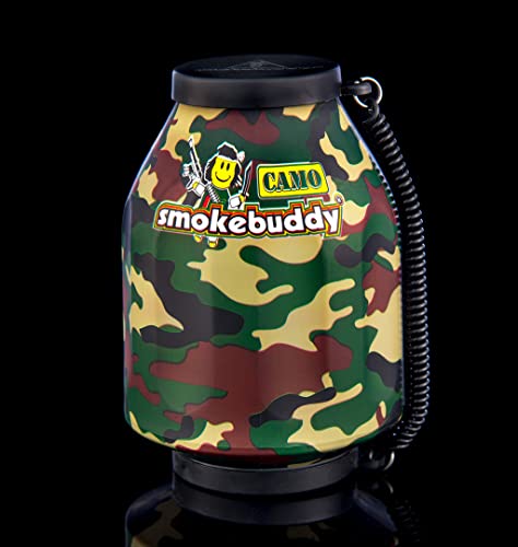 Smokebuddy Camo Personal Air Filter - Original Size, Plastic Material, Camo Color