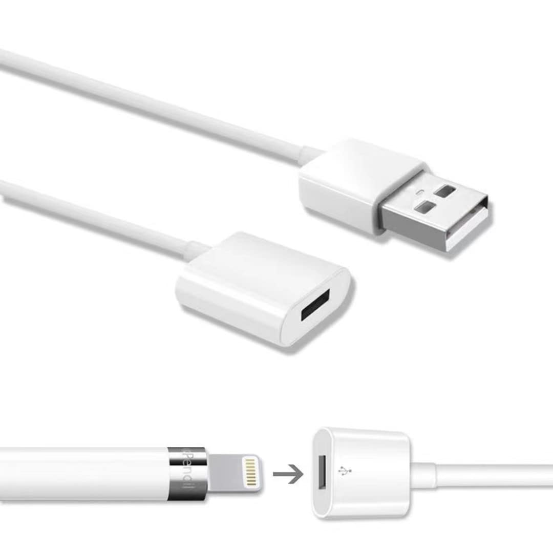 Design For Apple Pencil Charger Charging Adapter Compatible With Apple Pencil 1St Generation,3.3Ft Ipencil 1 Gen Accessories Cha