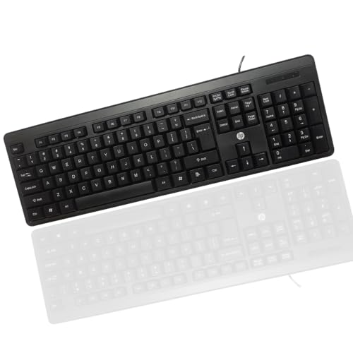 Hp K100 Wired Keyboard, Quick, Comfy And Accurate, Usb Plug & Play Setup,Led Indicators(7J4G1Aa)