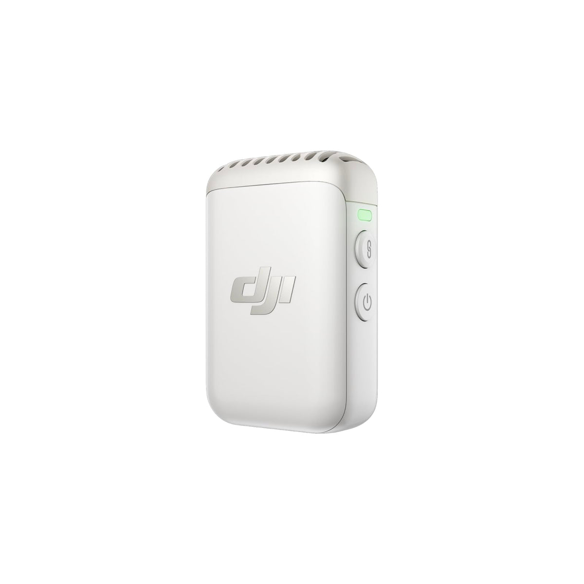 Dji Mic 2 Transmitter (Pearl White), Wireless Microphone With Intelligent Noise Cancelling, 14 Hour Internal Recording, 6 Hour B