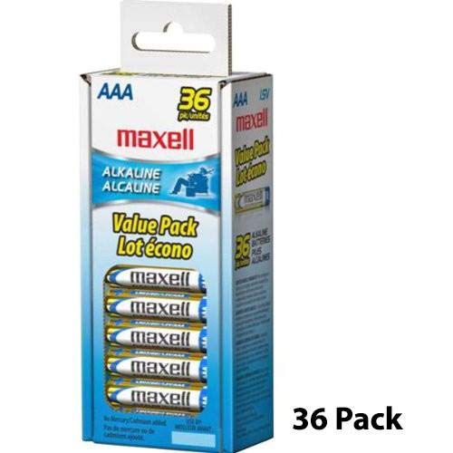 Maxell 723815 Aaa Performance Long Lasting Alkaline Batteries   36 Pack, Computer