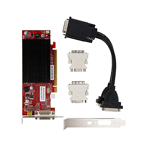 Visiontek Products Radeon 6350 Sff 1Gb Ddr3 3M Dms59 With 2X Dvi I To Vga Adapter Graphics Cards 900456