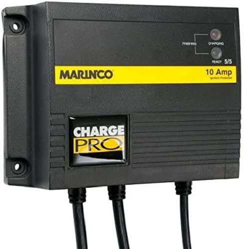 Marinco Batt Chgr, On Board, 10A 12/24V, 2 Bank