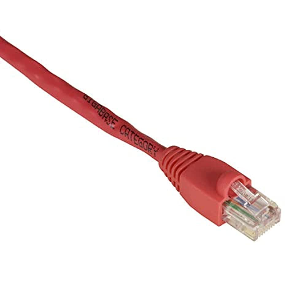 Black Box Corporation 1Ft Red Cat5E 350Mhz Crossoverpatch Cable Utp Cm