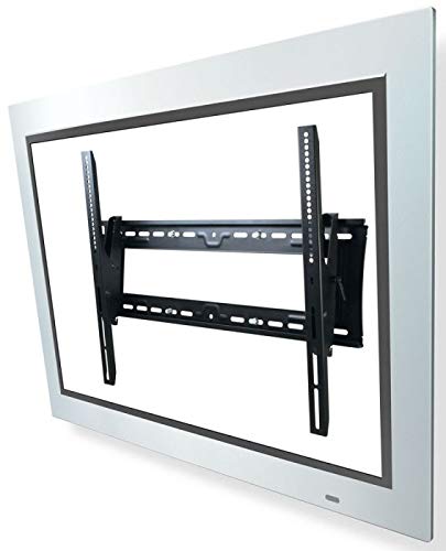 Atdec Th 3070 Ut Heavy Duty Tilt Adjustable Wall Mount With Lockable Security Bar For Displays Up To 200 Pound, Black
