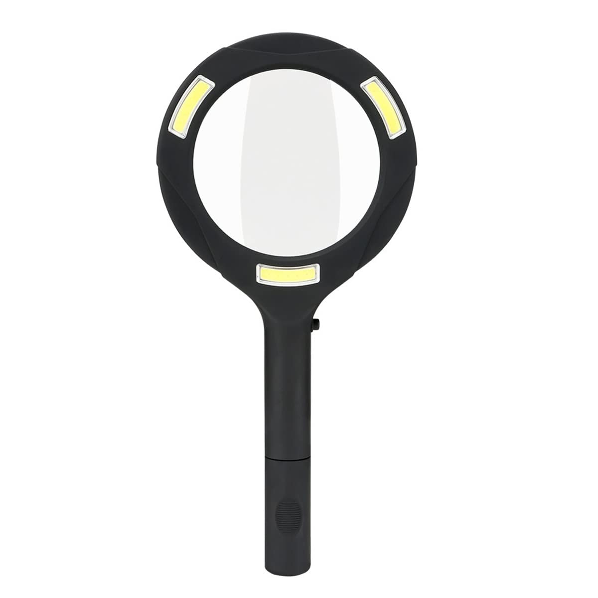 Microscope Kit Handheld 3X Illuminated Magnifier Microscope with 3 LED Microscope Lens Adapters