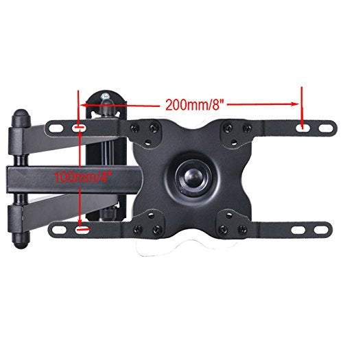 Videosecu Swivel Tilt Full Motion Tv Wall Mount Arm 15'' Extension For Most 19 22 23 24 26 28 29 32 37 Inch Led Lcd Tv Hdtv Ml14