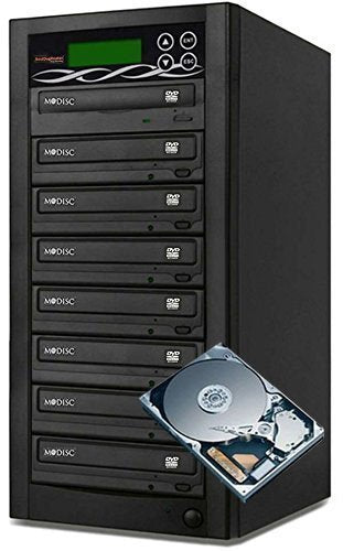 Bestduplicator Pro Hd Series   5 Target External Disc Dvd/Cd Duplicator Built In 500Gb Hard Disk Drive & 24X Burners