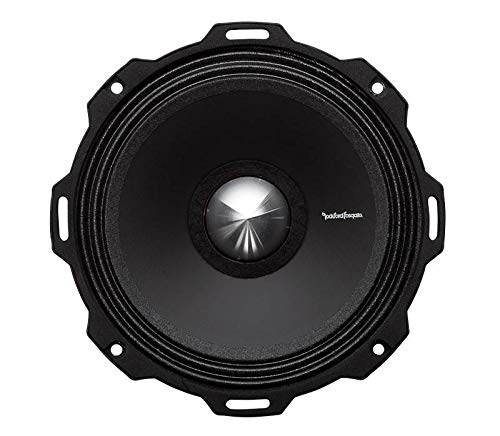 Rockford Fosgate Pps4 6 6.5' 400W 4 Ohm Midrange Car Audio Speaker Pair With Fiber Reinforced Paper Cone And Stamp Cast Aluminum Frame