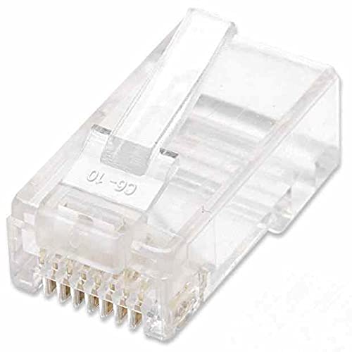 Intellinet Network Solutions Cat6 Rj45 Modular Plugs 100/Pack Cat6 Rj45 Modular Plugs 100/Pack 4.4000'' L X 2.6000'' W X 2.6000'