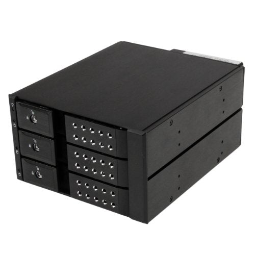 Startech.Com 3 Bay Hot Swap Backplane For 3.5In Sas Ii/Sata Iii   6 Gbps Hdd   Aluminum Trayless Mobile Rack Backplane (Hsb3Sats