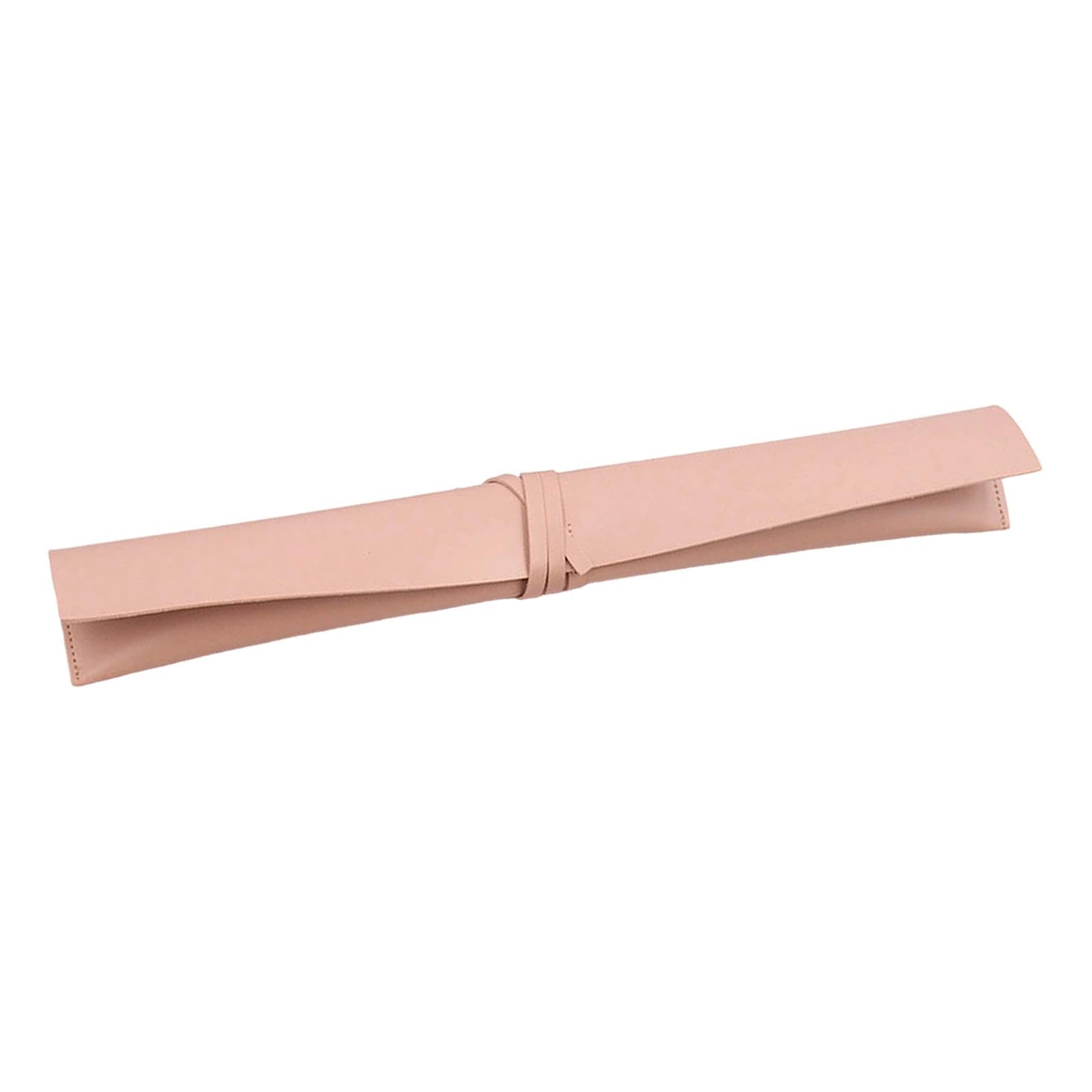 Urjix Pu Leather Drumstick Bag Lightweight Practical Professional Drum Accessories Pink