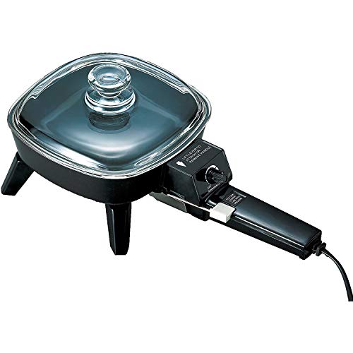 Brentwood Sk 45 6'' Non Stick Electric Skillet With Glass Lid, Black