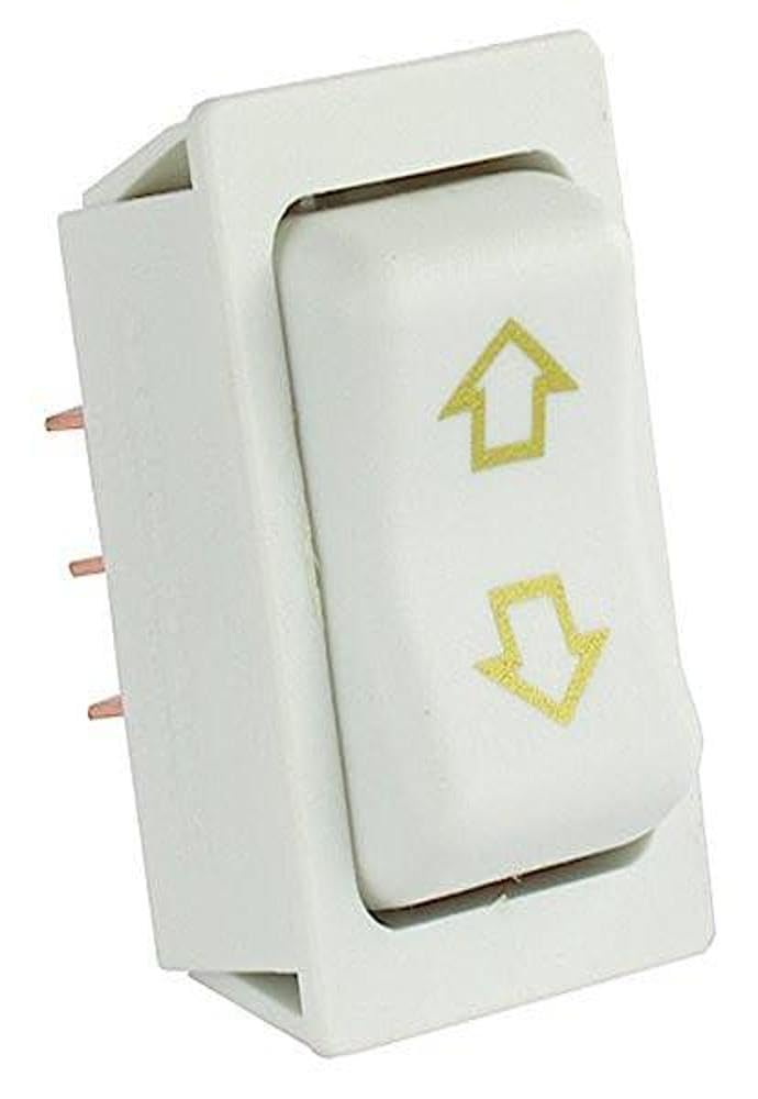 JR Products 12095 White Replacement Slide-Out High Current Motor Switch