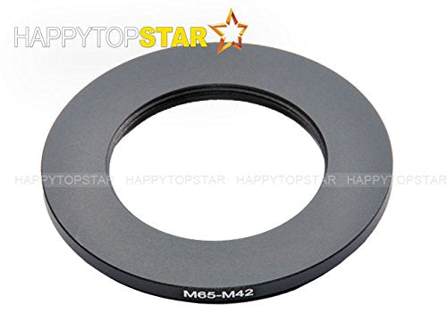 Metal M65 To M42 M65 65 Mm To M42 42Mm 1Mm Thread Pitch 65-42 Male To Female Step-Down Coupling Ring Adapter Adaptor Converter F