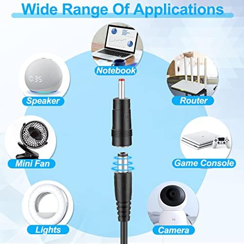Farsense Usb C To Dc Adapter,Barrel Pd Trigger Cable(3.3Ft) With Usb C Male To Femal/Usb A To Usb C/3.5X1.35Mm Tips/,Usb To Dc P