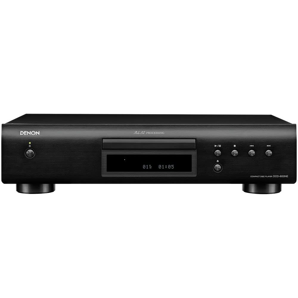 Denon Dcd 600Ne Compact Cd Player In A Vibration Resistant Design | 2 Channels | Pure Direct Mode | Pair With Pma 600Ne For Enha