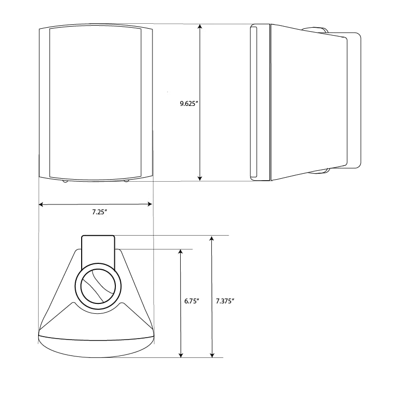Tic Asp60 5'' Outdoor Weather Resistant Patio Speakers With 70V Switch (Pair)
