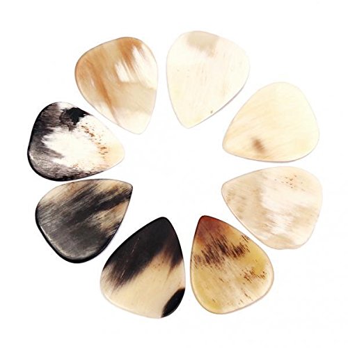 Zoomella 2X 8 Pcs MultiColored Horn Pick For String Instrument Guitar Bmandolin|Picks| Picks