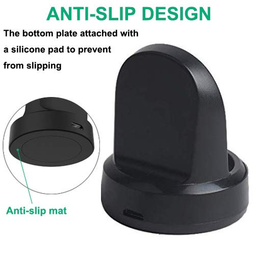 Charger For Samsung Galaxy Watch 1 42Mm/46Mm, Replacement Charging Dock Cradle For Galaxy Sm-R800/R810/R815 Smart Watch (Black)