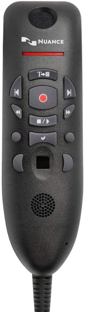 Nuance Powermic Iii Microphone For Dragon (Non Healthcare), 9 Ft Cord, Dictate Documents And Control Your Pc   All By Voice, [Pc