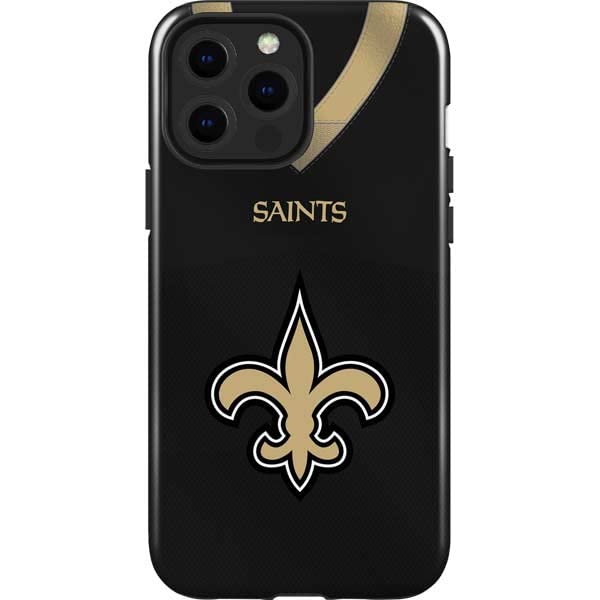 Skinit Impact Phone Case Compatible With Iphone 14 Pro Max   Officially Licensed Nfl New Orleans Saints Team Jersey Design
