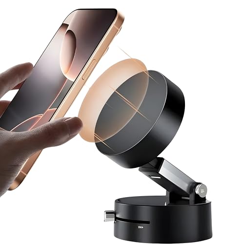 Verox Magnetic Phone Holder Mount For Car Windshield, Mirror, Or Any Smooth Surface Compatible With Iphone 16/15/14/13/12 Or Any