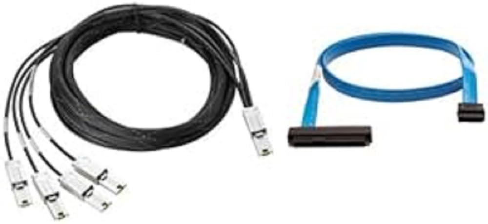 HPE Storage BTO 876805-B21 1U RM 4M SAS HD LTO Cable Kit