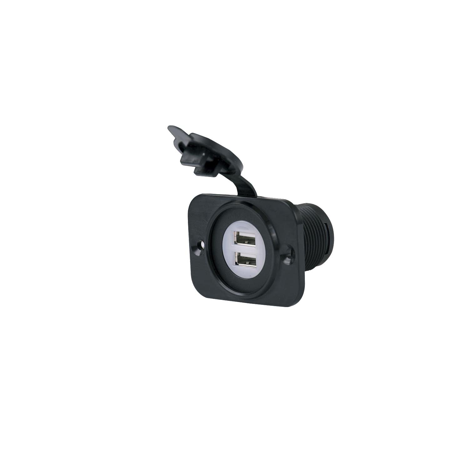Marinco 12Vdusb Dual Usb Charger Receptacle 12-24V,WBEEAB00SE6ZRP0