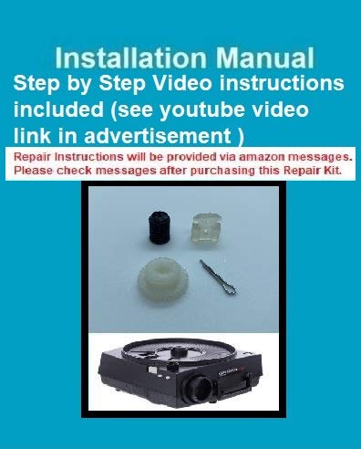 Repair Kit For Kodak Carousel Slide Projector With Focus Motor   Does Not Advancing