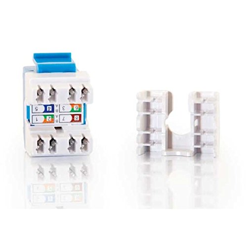 Cables To Go   Keystone Jack   Rj 45   Blue   1 Port