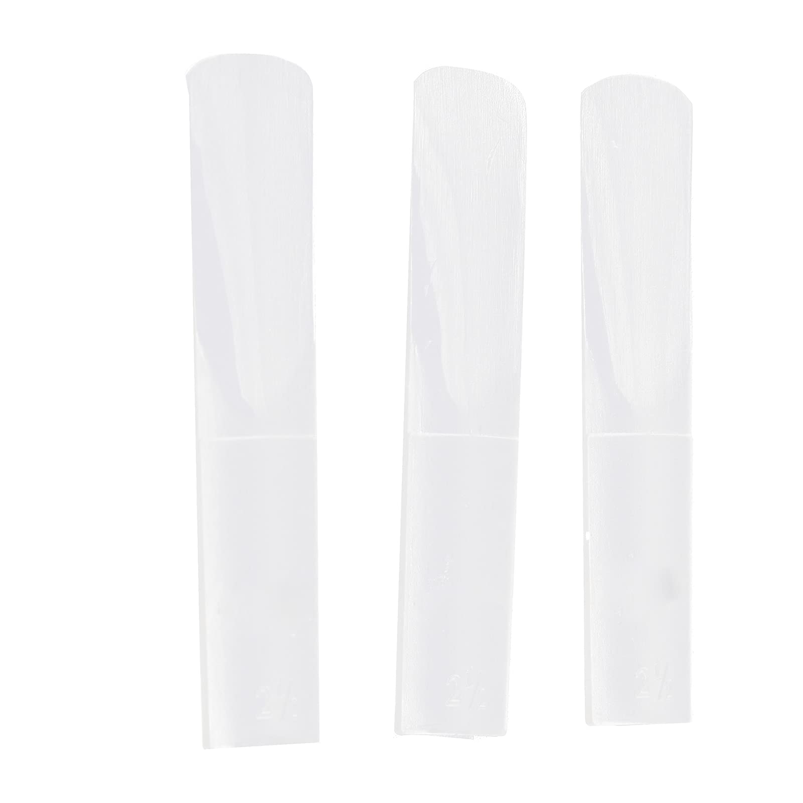 3 Pcs Alto Saxophone Reed Resin Alto Sax Reeds With Full Warm And Flexible Sound Traditional Reeds(Transparent Color)