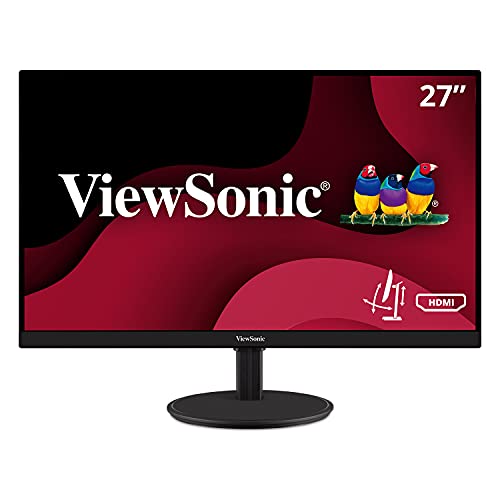 Viewsonic Va2747 Mhj 27 Inch Full Hd 1080P Monitor With Advanced Ergonomics, Ultra Thin Bezel, Adaptive Sync, 75 Hz, Eye Care, H