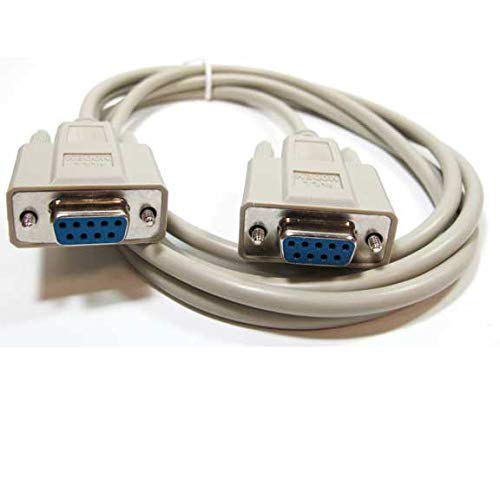 SF Cable, 3 ft DB9 F/F Null Modem Cable RS232