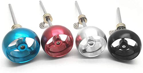 Jiayouy 2 Pieces Bass Drum Pedal Beater Aluminum Alloy Hammer Head Percussion Instrument Accessory Part Black 1