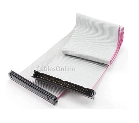 Cablesonline 23 Inch Internal Idc 50 Pin Scsi Drive Extension Ribbon Cable, Fs 008