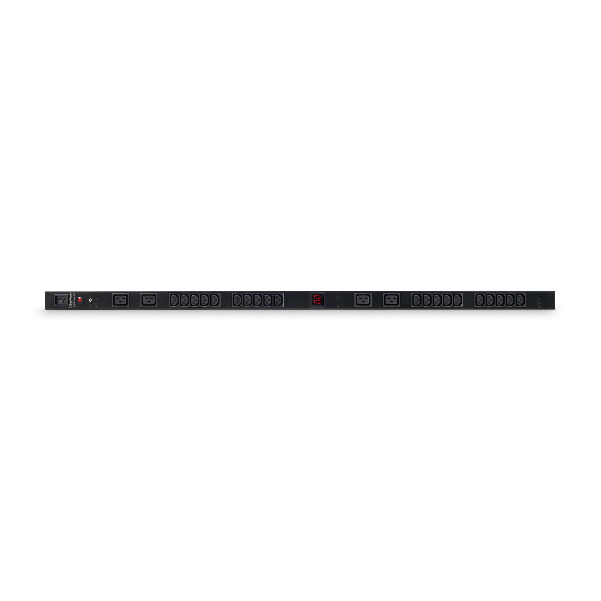 CyberPower PDU20MVHVIEC24F Metered PDU, 200-230V/20A, 24 Outlets, 0U Rackmount