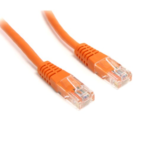 Startech.Com 15 Ft Cat5E Patch Cable With Molded Rj45 Connectors   Orange   Cat5E Ethernet Patch Cable   15Ft Utp Cat 5E Patch C