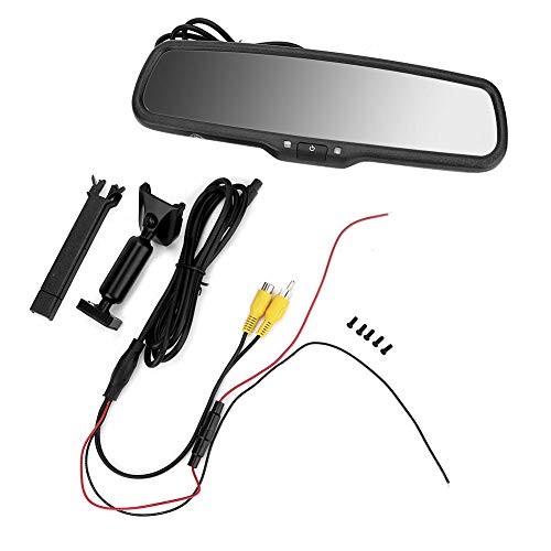 Rear View Mirror Monitor,Car Rear View Mirror 4.3Inch Car Rearview Mirror Auto Dimming Recorder Auto Reverse Parking Rear View M