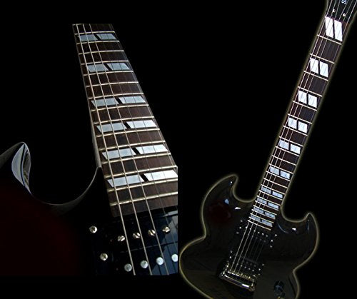 Fretboard Markers Inlay Stickers Decals For Guitars & Bass   Double Parallelograms 175 Style