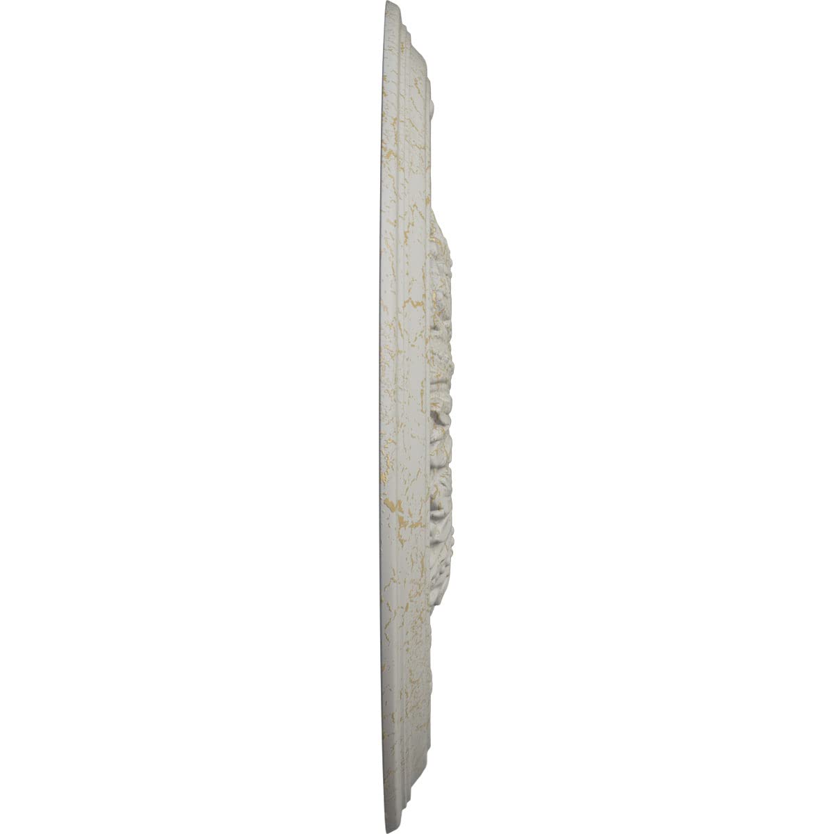 Ekena Millwork Cm20Dapcc Damon Ceiling Medallion, 20''Od X 1 1/2''P (Fits Canopies Up To 3 3/8''), Hand Painted Pot Of Cream Cra