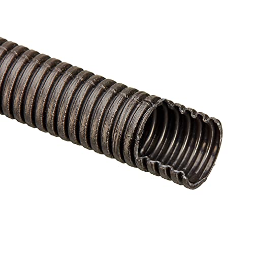 1.5'' X 100 Ft. Shurtek Flexible Corrugated Black Hdpe Non Split Tubing Wire Loom