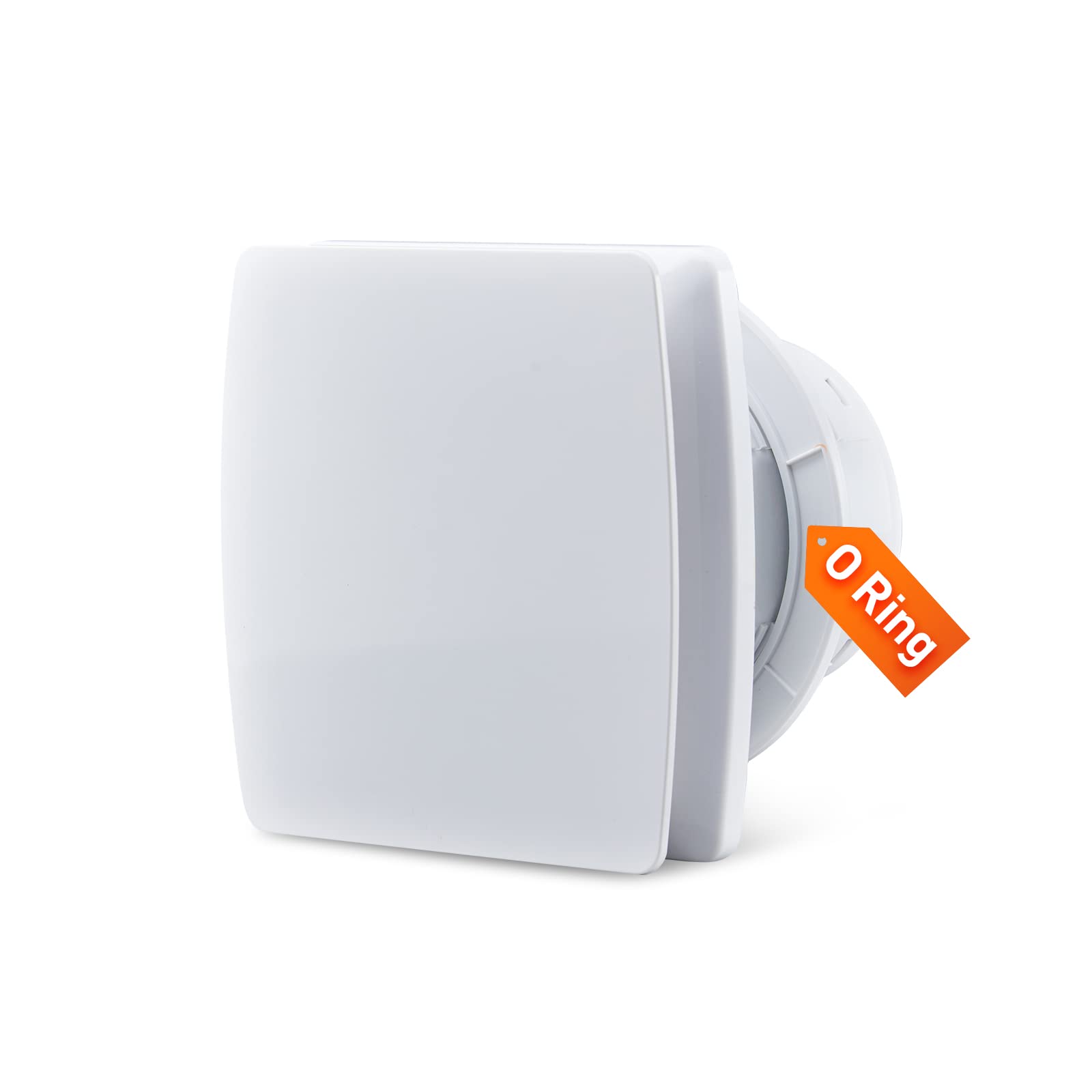 Hehou Bathroom Exhaust Fan For Wall And Super Quiet 4 In Bathroom Window Exhaust Fan With O Ring White 80 Cfm Bathroom Vent Fan
