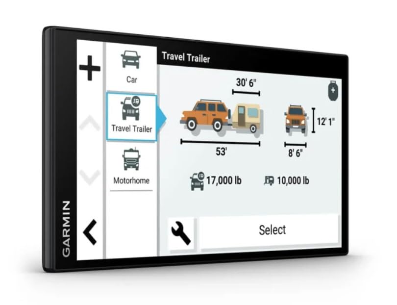 Garmin Rv 795 Gps Navigator 7    High-Resolution Display, Custom Rv Routing, Birdseye Satellite Imagery, Live Traffic & Weather,