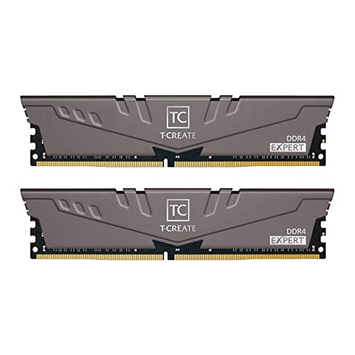 Teamgroup T Create Expert Overclocking 10L Ddr4 64Gb Kit (2 X 32Gb) 3600Mhz (Pc4 28800) Cl18 Desktop Memory Module Ram   Ttced46